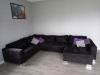 Wohnlandschaft schwarz Sofa Couch U-Form Schleswig-Holstein - Nindorf (bei Neumünster) Vorschau