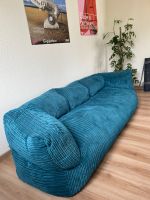 Sitzsack Sofa / Couch cord blau grün von Big Bertha orginal Baden-Württemberg - Kirchheim unter Teck Vorschau