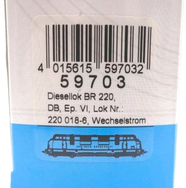 neue PIKO für Märklin H0 Diesellok BR 220 / V200 AC Digital (Neu) in Demmin