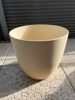 Blumentopf Übertopf 28 cm Durchmesser Beige Baden-Württemberg - Ostfildern Vorschau