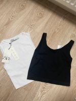 2x Sommer Top Shirt S 36 black & white Zara & H&M Nordrhein-Westfalen - Radevormwald Vorschau