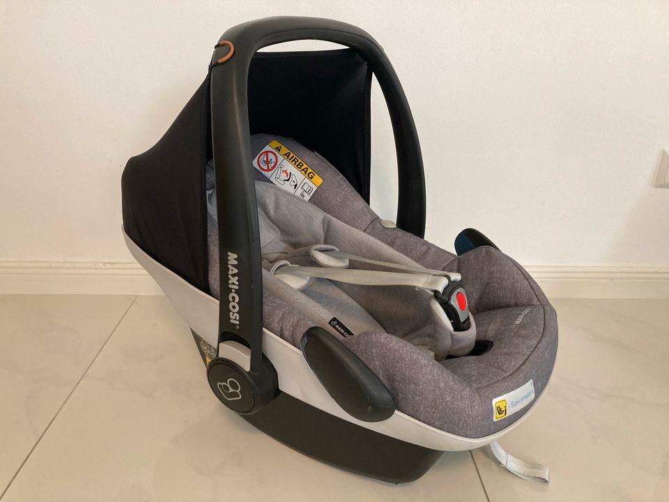 Maxi Cosi Pebble Plus, 3wayFix Station und Pearl Pro2 i-size in Eggenstein-Leopoldshafen