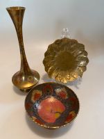 DDR Messing Set - Messingvase - Schale - Teller Thüringen - Goldbach Vorschau