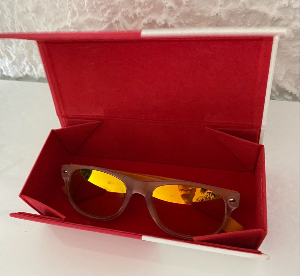 STING KINDER SONNENBRILLE ORANGE OUTDOOR WANDERN in Marpingen