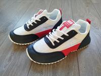 Elegante Herren Sneakers zum Schnüren Gr. 44 Weiss/Blau/Rot Neu Köln - Widdersdorf Vorschau