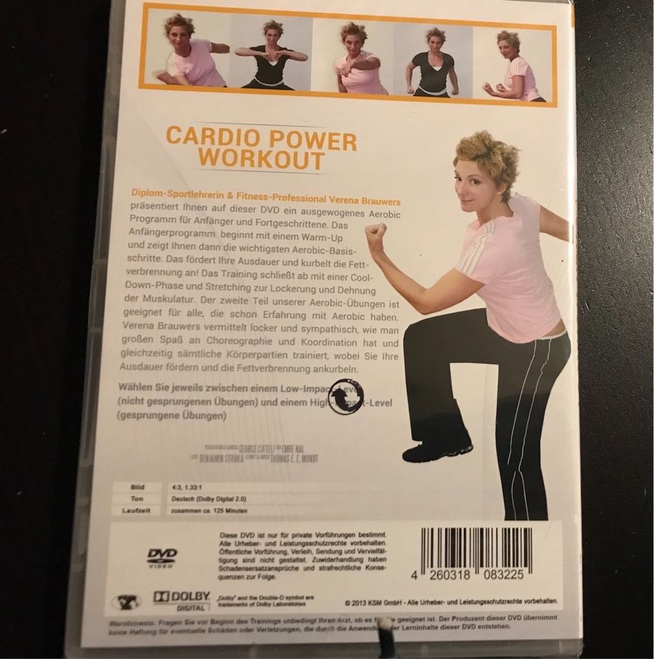 Cardio power Workout DVD in Langerwehe