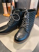Chelsea Boots, schwarze Echtleder Schuhe von Tom Tailor Baden-Württemberg - Kornwestheim Vorschau