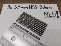 9 Stück 5,5 mm HSS-Stahlbohrer, Spiralbohrer, Bohrer, NEU Bayern - Krumbach Schwaben Vorschau