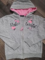 Sweatshirt-Jacke Gr. 110 BlueSeven grau rosa Niedersachsen - Apen Vorschau