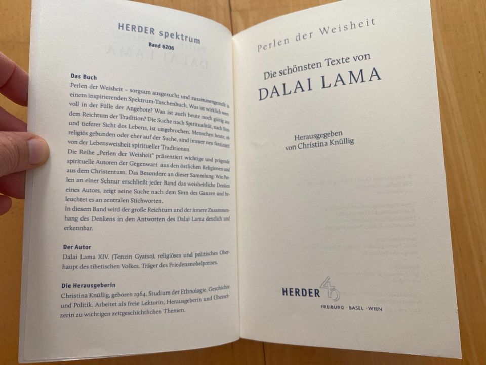 ❤️ wie NEU: Perlen der Weisheit, DALAI LAMA in Burgthann 