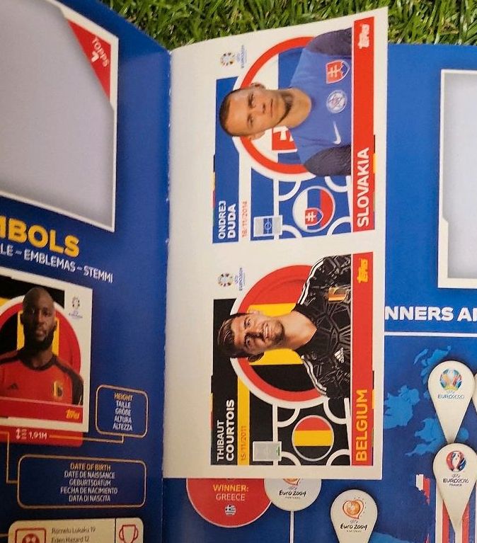 Euro 24 Sticker Album in Lemgo