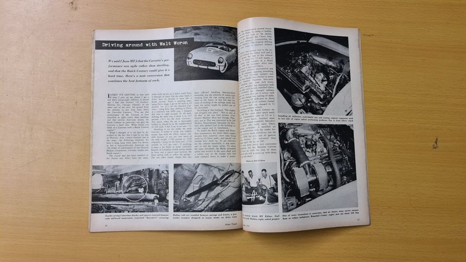 Motor Trend Magazin August 1954 / Lincoln, Chevrolet, Dodge in Besigheim