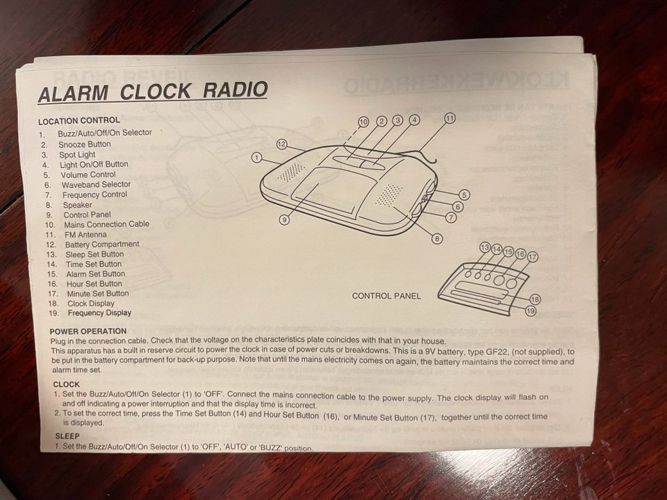 Radiowecker KR 349 KAISUI neu in Düsseldorf