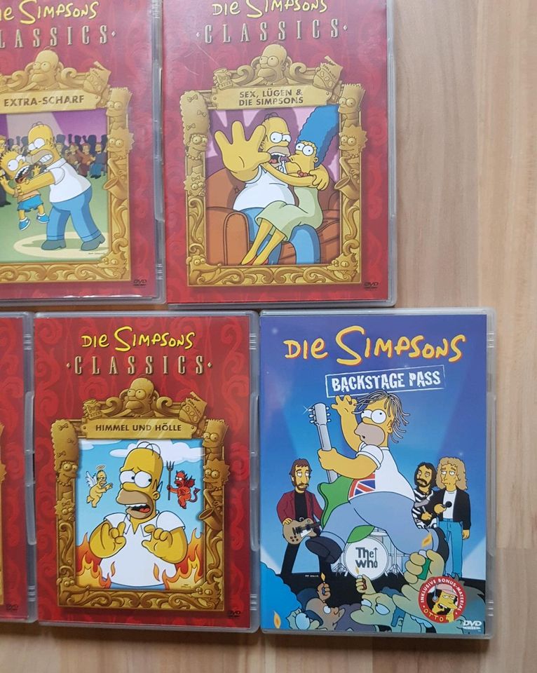 Die Simpsons DVDs in Wilhelmsfeld