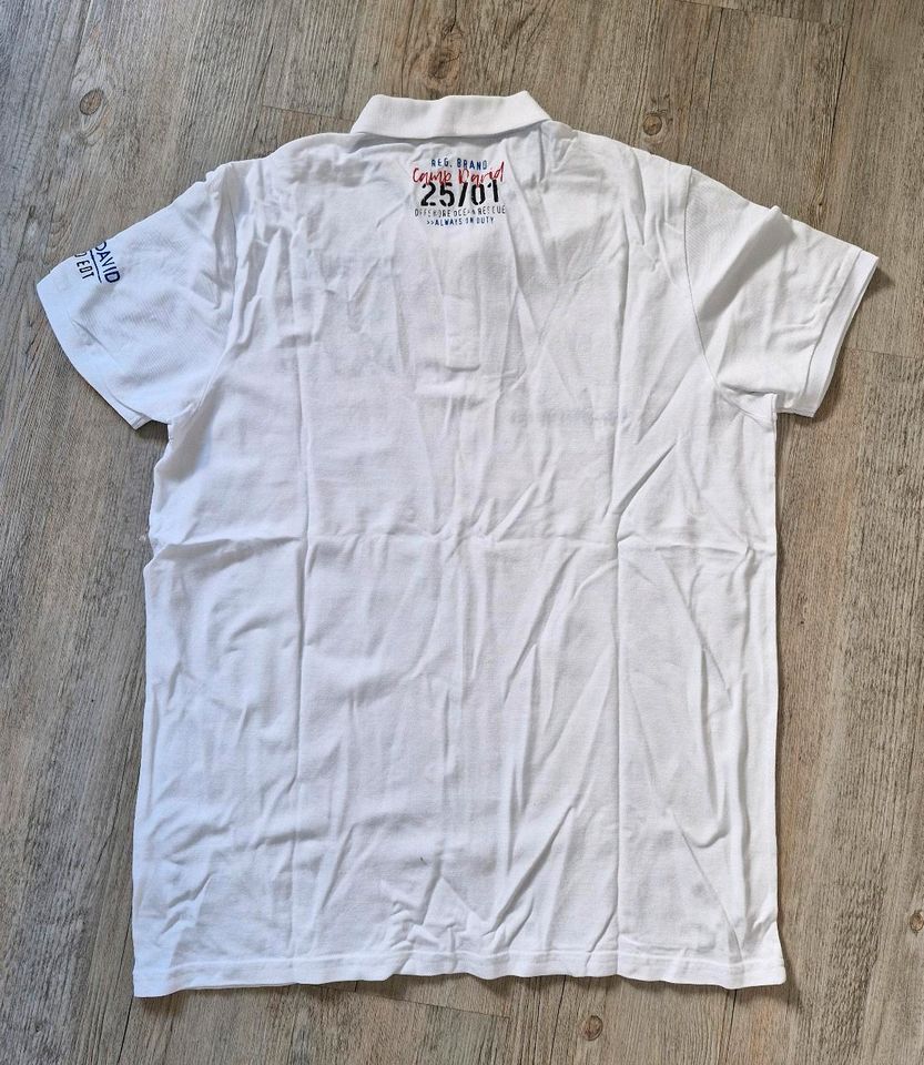 Camp David Poloshirt Weiß Gr.XXL in Herborn