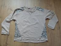 Sweatshirt in beige rosa mit Leomuster von Rosa & Friends Gr. XL Hessen - Nidda Vorschau