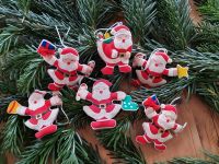 Kleine, fröhliche Weihnachtsmänner Baumbehang Hessen - Jossgrund Vorschau
