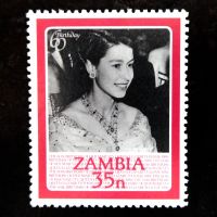 Briefmarke Queen Elizabeth II 60. Geburtstag Birthday aus Sambia Nordrhein-Westfalen - Pulheim Vorschau