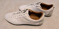 Original Bally Sneaker Schuhe Bredy - Gr. 44 - Weiß Leder Frankfurt am Main - Sachsenhausen Vorschau