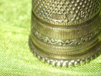 GROSSER ALTER FINGERHUT THIMBLE VON LUTZ & WEISS SILBER 800 Bayern - Gauting Vorschau