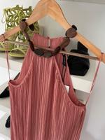 NEU Maxi Plissee Strand Kleid Zara zartes Rosa mit Holzperlen Thüringen - Uder Vorschau