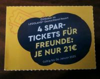 Spartickets: Legoland Tageskarten für 21€ Bayern - Günzburg Vorschau