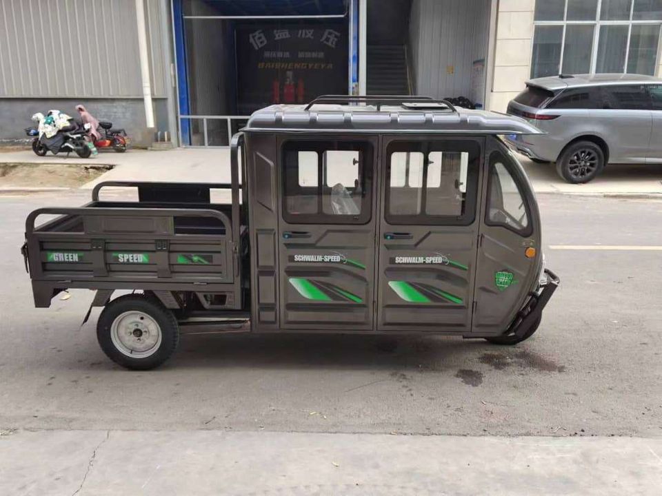 Elektro Cargo Doppelkabine Premium PLUS 2 Sitzer Kipper Pritsche AMR Runner Cabin Mega VOLTA Grand Extra Frosch Elektrofrosch Laubfrosch Trivelo Geco 3Rad 3 Rad Lastenrad Lastendreirad Porter Piaggio in Neukirchen