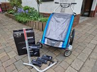 Thule Chariot CX2 Fahrradanhänger Jogger Kinderwagen Hessen - Wiesbaden Vorschau