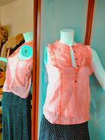 Shirt Top neon rosé / lachs XS Brandenburg - Eberswalde Vorschau