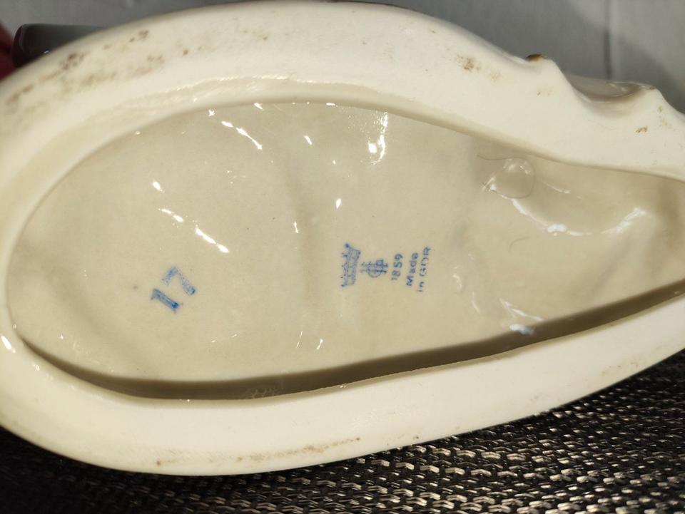 DDR Figurine Kutsche, Porzellan, Gräfenthal Marke, nummeriert in Lemförde