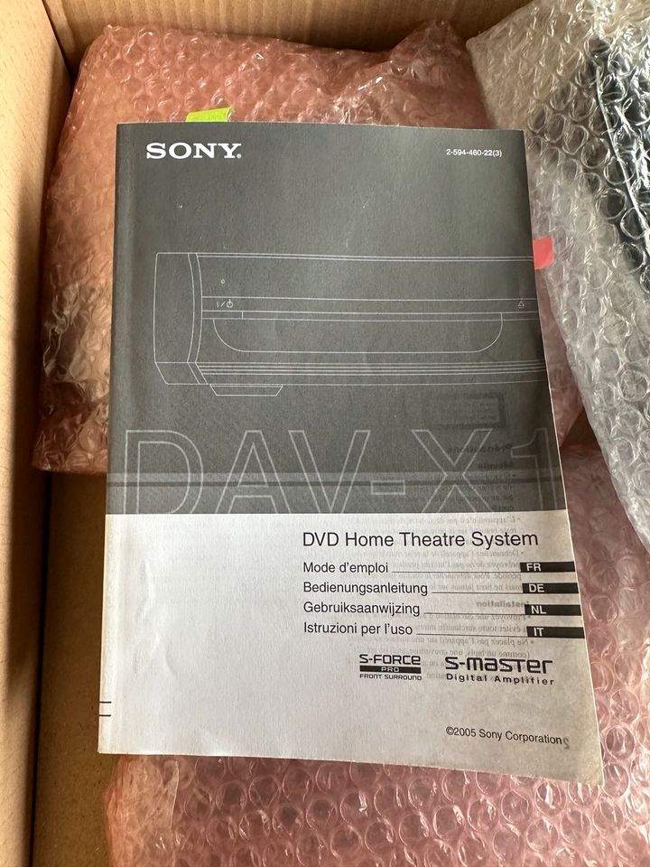 Sony Soundsystem Mit Subwoofer Und 2x Standboxen in Dresden