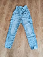 M H&M Umstandshose Mama Jeans Skinny Umstandsjeans Jeanshose blau Nordrhein-Westfalen - Monheim am Rhein Vorschau