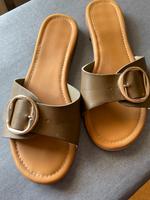 Damen Pantolette - Olive Hessen - Biedenkopf Vorschau
