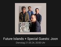 Verkaufe 2 Tickets Future Islands Berlin am 21.05.2024 Leipzig - Thekla Vorschau