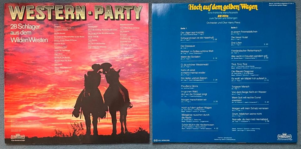 2 x 28 Hits/Schlager zum Tanzen und Mitsingen - LP/Vinyl,sehr gut in Liederbach