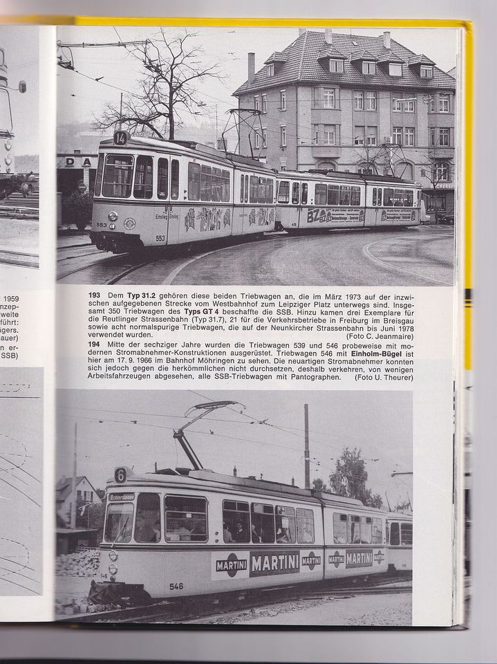 Die Fahrzeuge der Stuttgarter Straßenbahn in Wolfschlugen