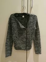 Strickjacke schwarz/weiß von H&M | Gr. S Bayern - Buttenwiesen Vorschau