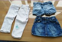 2 Capri-Hosen top Zustand, kurze Hose, Jeansrock, Größe 104 Nordrhein-Westfalen - Wadersloh Vorschau