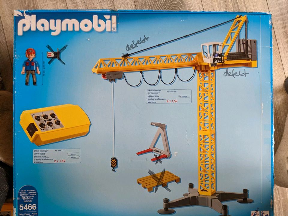 Playmobil Baustellenkran Preis inkl. Versand in Horn-Bad Meinberg