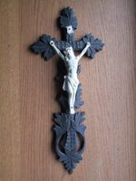 Kruzifix Kreuz Budweis Böhmen Jesus Christus Kirche Volkskunst Sachsen - Hainichen Vorschau