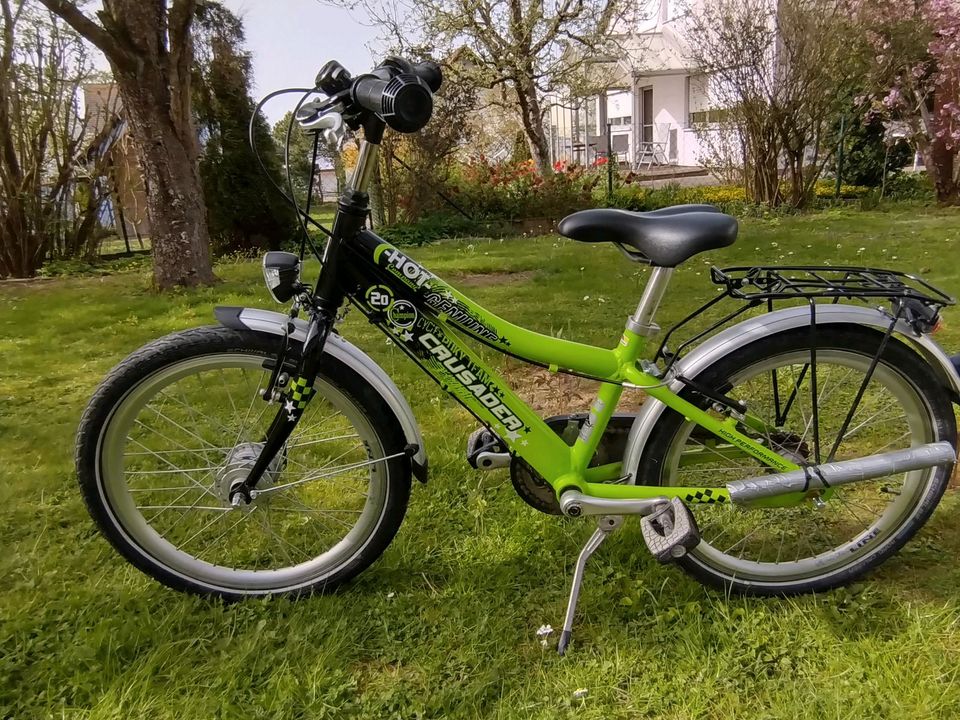 Puky Crusader 20 Zoll Alu-Kinderfahrrad Grün in Burgthann 