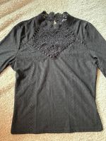 Damen Pullover | Shirt | Spitze | Größe L | schwarz Sachsen-Anhalt - Mansfeld Vorschau