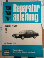 Reparaturanleitung Audi 100 CC, CS, CD, 759 bis 761, Bj. 1983 Bayern - Pocking Vorschau