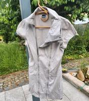 BENCH Kleid M 38 kurz sexy grau raffin. Reißverschlüsse Kurzarm Leipzig - Dölitz-Dösen Vorschau