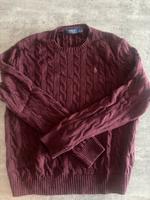 Ralph Lauren Herrenpullover – Zopfmuster - Dunkelrot - Größe L Bayern - Poing Vorschau