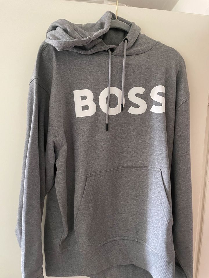 BOSS Hoodie Grau L in Karlsruhe