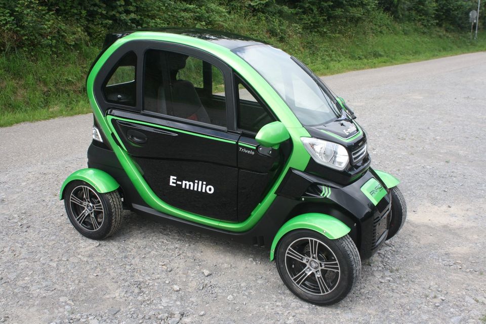 Kabinenroller E-Milio 25 oder 45 km/h 3000 Watt, Elektromobil in Bayern -  Otzing, Motorroller & Scooter gebraucht