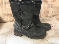 Dunkelblaue Leder Stiefel Niedersachsen - Wolfsburg Vorschau