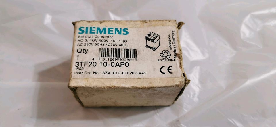 Schütz Siemens 3TF20 10-0AP0 Contactor in Essen