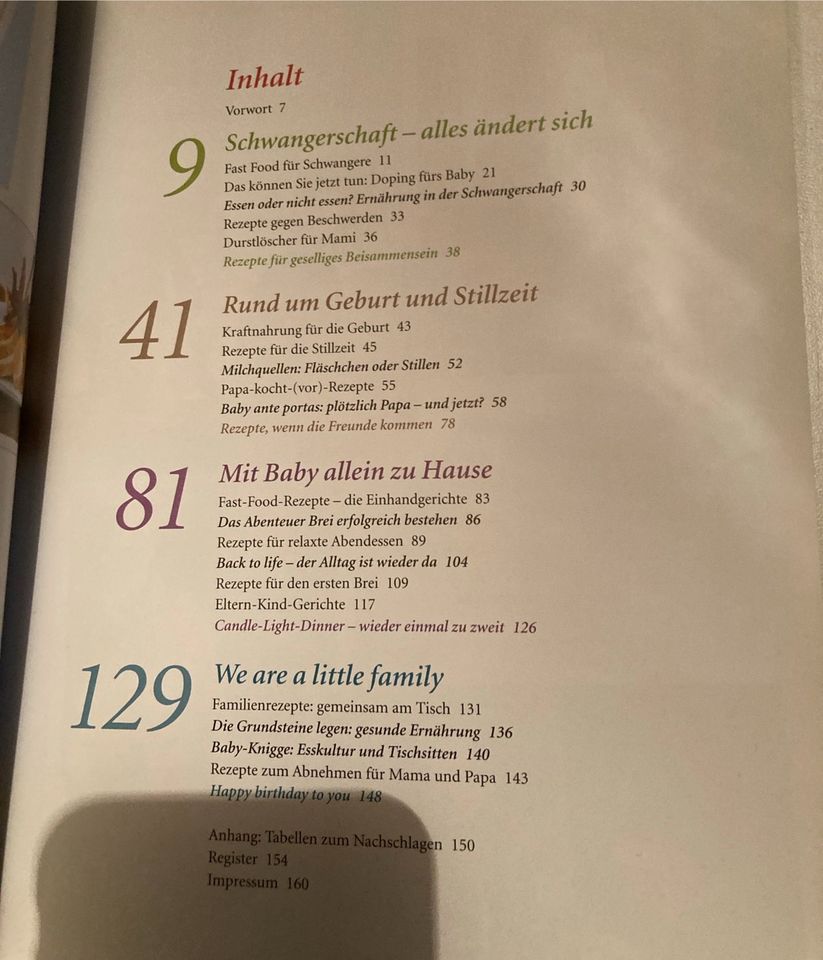 Kochbuch für Babys in Freiburg im Breisgau